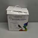 Smart Bird Feeder with Camera Solar Powered, 2K HD Video, AI Bird Species Identification, Instant Arrival Alerts, Weatherproof Design for Effortless Birdwatching, Best Gift for BirdLovers, Red