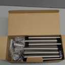 Solar Outdoor Lights, 10 Pack Waterproof Stainless Steel Solar Stake Lights for Pathway Garden Yard Path Walkway Driveway Lawn Patio Outside Decor, Cool White