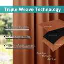 NICETOWN 2 Panels Outdoor Curtains Waterproof, Thermal Insulated Rustproof Grommet Blackout Indoor Outdoor Curtains Window Treatments for Cabana/Cottage, Mecca Red, W52 by L72