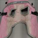 AOFITEE Dog Coat, Warm Dog Jackets for Small Dogs, Dogs Winter Coat with Harness Built in, Reflective Pet Winter Jacket, Waterproof Windproof Puppy Puffer Jacket Fleece Vest, Pink XS