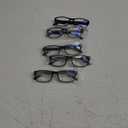 Gaoye Professional Reading Glasses for All Day - Computer Readers with Blue Light Protection - Value Pack (B1-5 Pack Light Black)