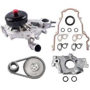 SUSUCAR Timing Chain Kit M295 Oil Pump, Water Pump for 1997-2004 Chevy Silverado 1500 Express Suburban GMC Sierra Yukon Cadillac 4.8 5.3 6.0L