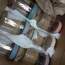 NETANY 6-pack 16 oz Overnight Oats Containers with Lids, Glass jars with Airtight Lids, Wide mouth Mason Salad jars, Glass Food Storage Containers for Snacks Yogurt Spice Sugar