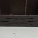 Paper Plate Dispenser,for Countertop,Paper Plate Holder for Kitchen Counter,Wood Rustic silverware holder,paper plate organizer for Fork Knife Spoons Plates,Silverware Caddy for Party,Camping (Brown)