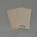 Spiareal 100 Pcs Blank Note Cards 4 x 6 in Blank Decorative Notecards Index Cards Bulk Thank Greeting Notecards for DIY School Office Wedding Baby Shower(Brown,4 x 6 in,Eucalyptus)