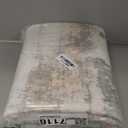 3x5 Rugs for Entryway Entrance Kitchen, Machine Washable Modern Abstract Soft Area Rug, Low Pile Indoor Floor Carpet with Non Slip Backing, Light Green/Cream