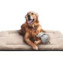 Dog Beds Crate Pad for Large Dogs Ultra Soft Dog Crate Bed Washable & Anti-Slip Kennel Pad for Dogs Cozy Sleeping Mat,Cream 42inch