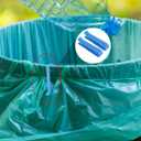 2 x Cabilock Trash Bag Clips for Trash can 50 Pcs Plastic Garbage Bag Fixing Clips Anti-Slip Clamps for Kitchen Bathroom Office Use 2.16X0.59X0.39In