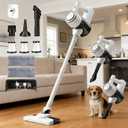 Cordless Mop and Vacuum Combo, Hardwood Floors Vacuum All in One, Lightweight Stick Wireless Cleaner, Detachable Water Tank and Mop, Ideal for Hard Floor & Pet Hair, Wet Dry Vacuum Cleaner