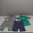 Benaive Boys Summer Pajamas 4 Pieces Cotton Kids PJs Shorts Sleepwear Size 4