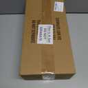 KNOBWELL 5 Pack Passage Door Knobs Brushed Nickel, Round Interior Door Knobs for Closet and Hallway, Satin Nickel Indoor Door Knob Keyless, Silver Door Knob with Lock, Tulip Design