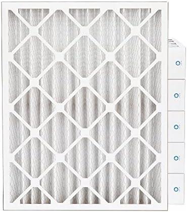 Pamlico Air 16""x20x4" MERV 8 Pleated HVAC AC Furnace 4'' Air Filters by Pamlico. Case of 6. Actual Size: 15-1/2x19-1/2x3-3/4, White, 21208-041620