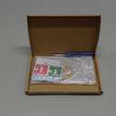 Galaxy S24 Ultra Back Glass Replacement for Samsung Galaxy S24 Ultra Rear Back Cover Glass Waterproof and Camera Lens+Professional Repair Tool Kit (Titanium Violet)