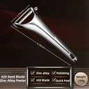 Stainless Steel Vegetable Peeler with a Flat Blade for Smooth, Jam-free Peeling and Reliable Performance.