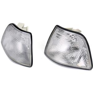 MAD HORNETS E36 Corner Lights for 3 Series E36 4D Sedan Hatchback (92-98)Clear