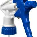 Heavy Duty Universal Industrial Replacement Mist & Stream Blue Trigger Sprayer with 9.5 Inch Tube 28-400 Neck Size (Pack of 12)