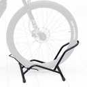 Bike Floor Stand for Mountain MTB & Road Bicycles 23c-4.0 inch Wide Tire 20-29 inch Tire Indoor Outdoor Bike Rack Bicycle Floor Stand Black