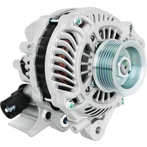 BDELI Alternator 11176N New fit for 1.8L L4 2006-2011 Honda Civic, 7-Groove Pulley, 80A 12V, EX LX Coupe Sedan: 11176, 31100RNAA01, 31100RNAA01RM, 31100RNAA012M2, AHGA67, High Output