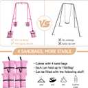 Swing Stand for Kids,Baby Swing Frame, Toddler A-Frame Metal Swing Set for Backyard, Outdoor Indoor use, Fits for Most of The Toddlers Swings (Pink)