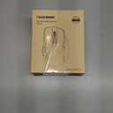 TechRise Bluetooth Mouse (BT5.0/3.0 & 2.4G) Rechargeable Wireless Mouse, 4800 DPI Optical Tracking, 6 Adjustable DPI, 2.4GHz with USB A Receiver, Quiet Clicks, Ergonomic Grips, 6 Buttons  Grey