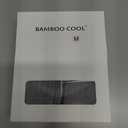 BAMBOO COOL Men's Crew Socks Bamboo Viscose Breathable Rib Dress Socks For Men, Casual Lightweight Comfort 6 Pack (M)