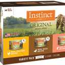 Instinct Original Grain Free Recipe Variety Pack Natural Wet Canned Cat Food by Nature's Variety, 3 Ounce (Pack of 12) (EXP 05/21/28)