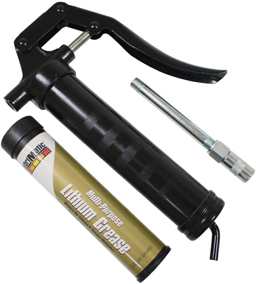 LubriMatic 30-132 Economy Mini Grease Gun Kit + Multi-Purpose Grease - 3 oz LubriMatic 30-132 Economy Mini Grease Gun Kit + Multi-Purpose Grease - 3 oz
