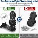 Self-Leveling Cement Tool Kit,Spike Roller, Epoxy Spiked Shoes, Rake