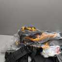 GEVEELIFE Drywall Sander, 880W Popcorn Ceiling Removal Tool, Drywall Sander with Vacuum Dust Collector, 5 Variable Speed 1000-2100RPM, LED Light, Foldable & Extendable Handle, 12 Sanding Discs (Orange)