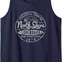 Long Board North Shore Surf Vintage Hawaii Beach Tank Top, Size: S
