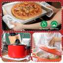 Patelai 42 Pcs Color Your Own Pot Holders Craft Project Including 30 White Pot Holders and 12 Fabric Markers for Kitchen Heat Resistant Cooking and Baking DIY & Painting Activities