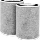 2 Pack Filter for Shark HP200 Series HP202 HP201 HP232 Air Purifier MAX | 3-in-1 HEPA Filter Compatible with Shark HC501 HC502; Compare to Part #HE2FKBAS, HE2FKBASMB