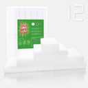 Magic Melamine Sponge Eraser, GRS Certified 12 Pack Magic Cleaning Erasers in Bulk, No Scratch & Super Absorbent, Multi-Functional Melamine Foam Sponges for Bathroom Window Shoes Kitchen