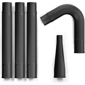 Sealegend Gutter Cleaning Tools for 2-1/2 in. Wet/Dry Vacuum Cleaner, Shop Vac Hose Attachments for Cleaning or Blowing Debris from Gutters Up to 4.8FT, 2-1/2 in. Shop Vac Accessories