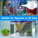 Jecery 8 Pcs 7 Inch Aquarium Filter Socks, 200 m Ring Felt Filter Bags 7 x 16 inches Sump Socks for Saltwater Aquarium Fish Tank Freshwater