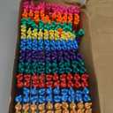Bubble Wand, 200 Pcs Mini Bubble Wands Bulk in 10 Colors, Bubble Party Favors for Kids, Summer Toys, Indoor Outdoor Activity, Themed Birthday, Wedding, for Girls & Boys