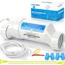 Salt Cell Replacement for Hayward T-C-5, 20,000 Gallon Pool, Durable Titanium Core, Compatible with AquaRite AquaTrol ProLogic AQ-Logic Firmware 1.50+, Cuts Chlorine Costs Up to 56%