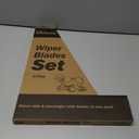 OEM Quality Windshield Wiper Blades, 18 and 18 DSV Standard Car Wiper Blades With Universal U/J Hook Only, Automotive Replacement Wiper Blades for my Car, Water Repellency Wiper Blade, Pack of 2