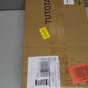 TUTOTAK Small Side Table, Narrow End Table, Set of 2, Skinny Sofa Table, Slim Nightstand, Couch Table, Living Room, Bed Room, Brown TB01BB0622 (2-Tier7.9"D x 15.8"W x 22.5"H)