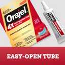 Orajel 4X for Toothache & Gum Pain: Severe Cream Tube 0.33oz- From Oral Pain Relief Brand