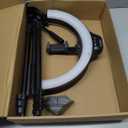 Ring Light with Stand for Desk,Adjustable Overhead Phone Mount with 10" Ring Light Tripod for iPhone,Phone Tripod with Light and Remote Phones Holder for Video Recording,Live Stream,Cooking Video