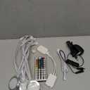 AIBOO 24V Color Changing LED Puck Lights Dimmable, Multicolor Under Cabinet Lighting Linkable with Remote for Counter, Cupboard, Showcase, Display (RGBWW, 4 Packs)