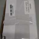 Yilloog 4 Pcs Christmas Stocking Holder for Mantle Picture Frame Stocking Holder Christmas Photo Frame Aluminum Alloy Hanger for Fireplace Xmas Holiday Decor (White)