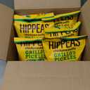 Hippeas Chickpea Puffs, Grillo's Dill Pickle, 3.75 Ounce (Pack of 6), 3g Protein, 2g Fiber, Vegan, Gluten-Free, Crunchy, Plant Protein Snacks BB 3/10/26