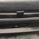 Mens Leather Briefcases Office Attorney Attache Case Ideal Gift Messenger Bag w/Padded Compartment,  Black - Fits 15.6" Laptop