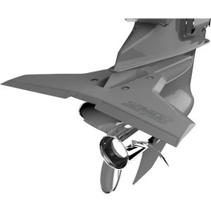 Classic Senior 2 Hydrofoils for 40-300 hp (Grey) - Stabilizer Fins for Outboard/Outdrive Motors - Made in The USA