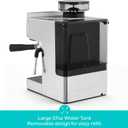 CASABREWS MARENZA Semi-Auto Espresso Coffee Machine with Built-in Grinder, Professional Coffee Maker with Milk Frother Steam Wand, Barista-Quality Cappuccino Latte Machine with LCD Display