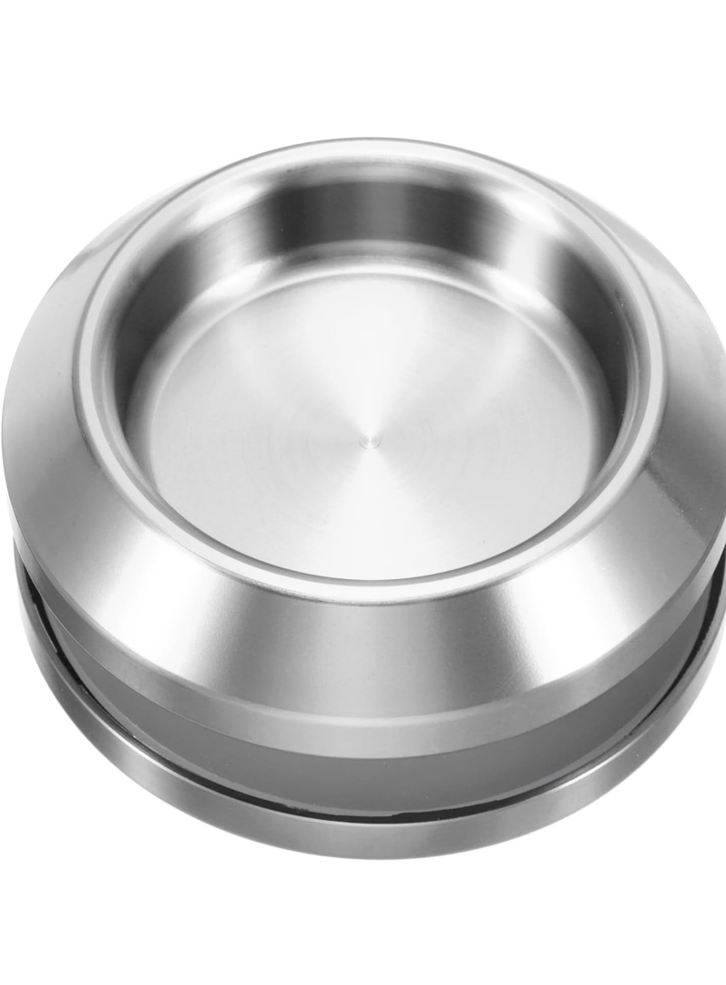 Round Sliding Glass Door Handle, 304 Stainless Steel Back-to-Back Bathroom Door Handles Pull Knob 2.3" OD with Screw for Shower Balcony Office Sliding Doors, Silver