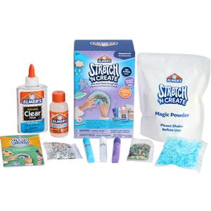 Elmers Stretch 'N Create Dough Kit, 3 Ways to Play, Keepsakes Kit, 9 Count - Perfect for Birthday Party Gift, School Classroom Activity, Kids Craft Summer Fun