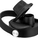 2 x Chug Lid for Hydroflask 12 16 18 20 32 40 64 oz, Spout Lids Replacement for Hydro Flask Wide Mouth Water Bottle, Compatible with Iron Flask,Thermoflask,Takeya,Simple Modern BPA-Free&Leak-Proof